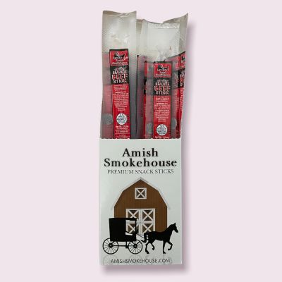 Amish Smokehouse Individual Wrapped Beef Sticks (Spicy)