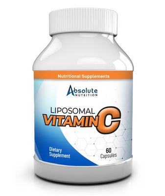 Absolute Nutrition Liposomal Vitamin C 1000mg - High Potency Immune Support, Bioavailable Ascorbic Acid, Skin Care Supplement - Pure, Best Rated Vitamin C Capsules for Kids and Adults - 60ct