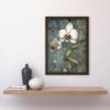 Artery8 Orchid Flower Blooms Pastel Colour Art Nouveau Artwork Framed A3 Wall Art Print view 2