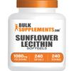 BulkSupplements.com Sunflower Lecithin Softgels - Lecithin Supplement, Sunflower Lecithin 1080mg - Vitality Support, Gluten, 1 Softgel per Serving, 240 Count (Pack of 1) view 1