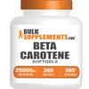 BulkSupplements.com Beta Carotene 25000 IU Softgels - Vitamin A Supplement, Beta Carotene Supplements - for Eye Support, Gluten Free, 1 Softgel per Serving, 365 Count (Pack of 1) view 1