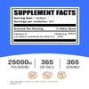 BulkSupplements.com Beta Carotene 25000 IU Softgels - Vitamin A Supplement, Beta Carotene Supplements - for Eye Support, Gluten Free, 1 Softgel per Serving, 365 Count (Pack of 1) view 2