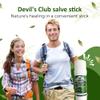 Snowy Summit Devil's Club Salve Stick - Handmade Natural Skin Care Ointment for Mess-Free Application - Muscle Rub with Herbal Scent - Made in USA - For Dry, Cracked Skin On-The-Go view 2