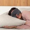 Baloo Silk Weighted Sleep Mask (Grey - 0.6 lb) | Light Blocking & Sound Muffling Eye Mask for Sleeping | Cool, Soft & Comforting view 1