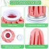 Honoson 4 Pack Reusable Ice Pack and Hot Water Bag for Adults for Hot & Cold No-Leak Elastic Breathable Ice Bag(Vivid Pure Style) view 3