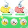 Honoson 4 Pack Reusable Ice Pack and Hot Water Bag for Adults for Hot & Cold No-Leak Elastic Breathable Ice Bag(Vivid Pure Style) view 4