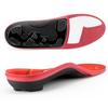 PCSsole Heavy Duty Support Orthotic Insoles-220+ lbs Pain Relief Shoe Inserts for Men and Women for Flat Feet, Heel Pain, Plantar Fasciitis, Feet Pain, Over Pronation Red 31cm view 1