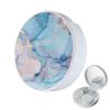 LRITER Contact Lens Case, Portable with Mirror, a Variety of Patterns and Shapes to Choose from, Auitable for Daily Makeup Office Travel Outdoor Use (Blue Marble) view 1