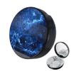 LRITER Contact Lens Case, Portable with Mirror, a Variety of Patterns and Shapes to Choose from, Auitable for Daily Makeup Office Travel Outdoor Use (Blue Starry Sky) view 1