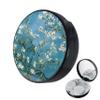 LRITER Contact Lens Case, Portable with Mirror, a Variety of Patterns and Shapes to Choose from, Auitable for Daily Makeup Office Travel Outdoor Use (Plum Blossom) view 1
