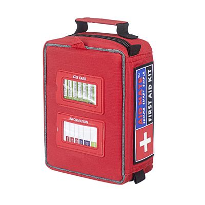 AID MATE Pro First Aid Kit with Molle System Portable Emergency Survival Kits Trauma Medical Kit for Home, Office, Car, Outdoor, Hiking, Travel, Camping