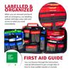 AID MATE Pro First Aid Kit with Molle System Portable Emergency Survival Kits Trauma Medical Kit for Home, Office, Car, Outdoor, Hiking, Travel, Camping view 3