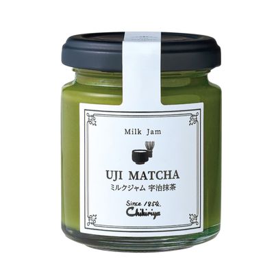 Chikiriya Uji Matcha Milk Jam, Premium Green Tea Spread with Hokkaido Milk, 3.88 Oz, No Preservatives