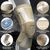 NEENCA Professional Knee Brace for Pain Relief, Medical Knee Compression Sleeve, Knee Support with Horizontal Knit Tech for Meniscus Tear, ACL, Arthritis, Joint Pain, Runner, Workout view 4