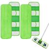 4 Pack Microfiber Mop Pads for Swiffer XL Mops Reusable Wet and Dry Mopping Cloths Compatible with Swiffer Sweeper XL,Washable XL Mop Refill Replacement for All Hardwood Dry & Wet Cleaning view 1