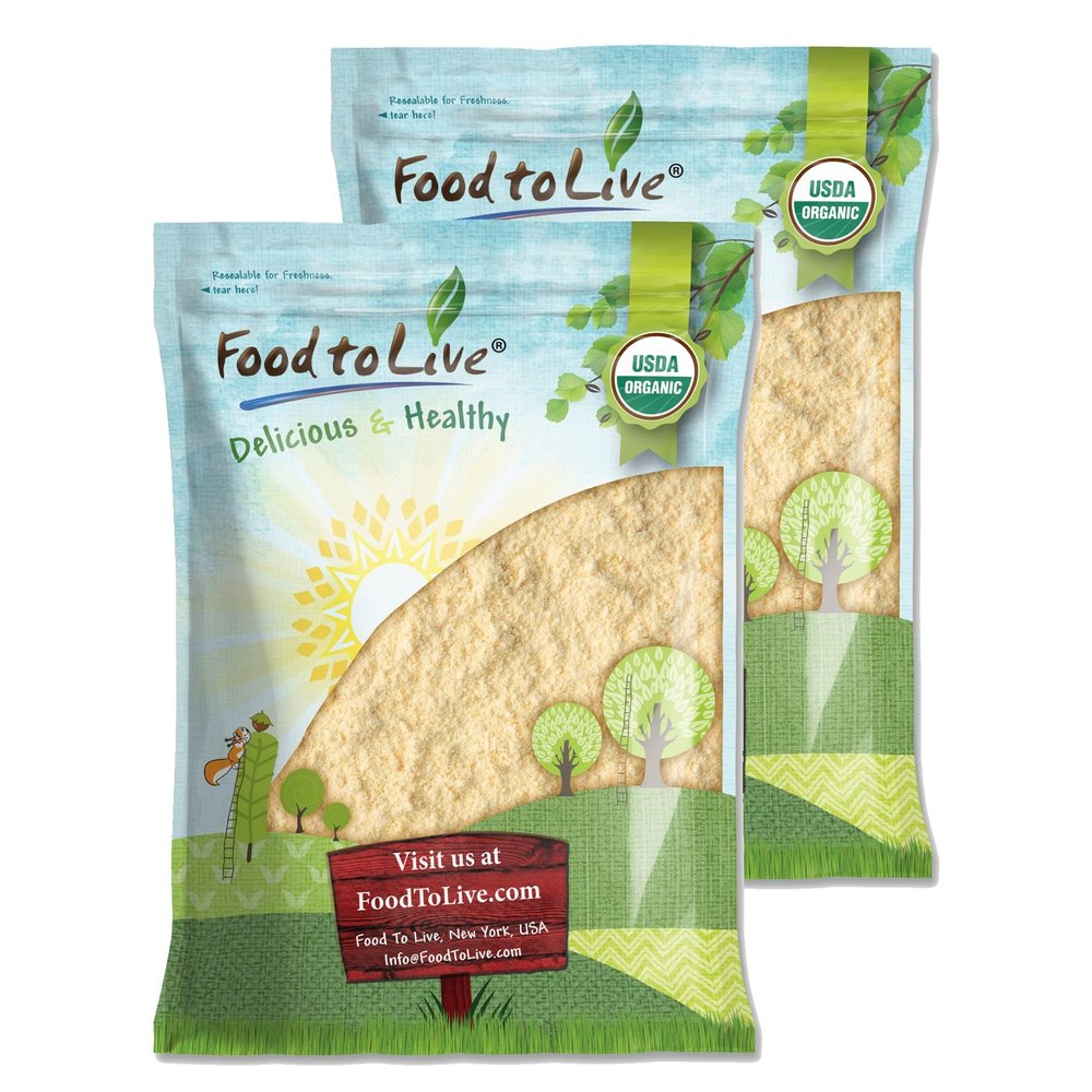 Food to Live Organic Pea Protein Powder, 12 Pounds  Made from Non-GMO Yellow Peas, 80% Protein, Keto, Paleo, Vegan, Raw, Unflavored, Unsweetened, Non-Irradiated. Bulk. Great for Baking and Smoothies