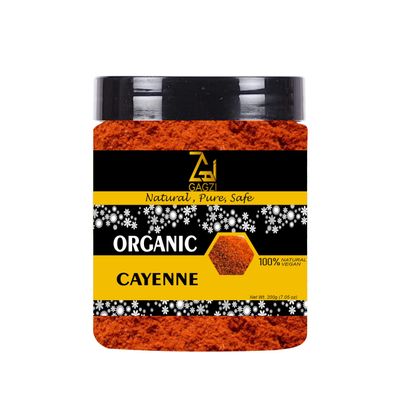 GAGZI All Natural Organic Spices Cayenne 100 Gram | Vegan, Plant Based, Gluten Free (Packing May Be Vary) Pack Of 1