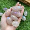 100G Natural Real Genuine Crystal Tumbled Stone Angel Aura Rose Quartz Rolling Energy Gemstone For Grid Healing Jewelry Making view 2