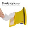 Gavigain Kitchen Cleaner,Square Shape DoubleSide Magnetic Glass Cleaner Wiper with 2 Cleaning Cotton, Cleaning Tools for Window,Desk,Glass view 2