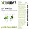 DOCTOR HOY'S Natural Pain Relief Gel, Topical Arnica Anti-Inflammatory Gel for Arthritis, Joint Pain, and Muscle Strains - Clean, Safe and Effective Pain Relief view 2