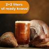 Kvass Dry Powder Starter Culture Rye Bread "Khlebnyy" to Make 2 Liters (2.11 quart) of Beverage by Babushkin Khutorok 150g / 5.29oz - Set of 4 view 2