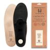 HANDARTE Leather Orthotic Insoles for Men | Arch Support Inserts for Flat Feet, Plantar Fasciitis & Overpronation | 100% Natural Goatskin - Chrome-Free, Anti-Sweat & Anti-Odor (US M10 | EU44) view 1