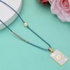 BAIYI HOPE Personalized Medical Alert ID Necklace Rectangle Gold-Tone Stainless Steel Emergency Identification Pendant Necklace for Women and Men/Free Engraving view 4