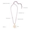 BAIYI HOPE Medical Alert ID Necklace for Women & Daughter Personalized Shell Pendant Medic Health Alarm ID Tag Necklace18-26in Adjustable view 3
