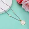 BAIYI HOPE Medical Alert ID Necklace for Women & Daughter Personalized Shell Pendant Medic Health Alarm ID Tag Necklace18-26in Adjustable view 4