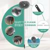 Ceiling Fan Cleaner Duster Reusable Microfiber Ceiling Fan Blade Cleaner Removable Duster with Extension Pole Adjusts 13 to 49.7 Inch for Cleaning Walls Bookshelves Furniture Door Window Top (Gray) view 3