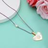 BAIYI HOPE Personalized Heart Medical Alert ID Necklace with Pendant for Women - Custom Engraving for Diabetes Warfarin Dialysis Stroke Pacemakers Med ID Necklace view 4