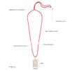 BAIYI HOPE Medical Alert ID Necklace for Women and Men Gold-Tone Stainless Steel Diabetes Health Alarm Tag Pendant with Adjustable Braided Rope 18-26in (Free Engraving) view 3