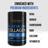 VITASEI Hydrolyzed Collagen Powder for Men - BCAA Enriched with Borojo & Chontaduro - Protein Powder Supplement for Enhanced Workouts, Muscle, Energy - Zero Sugar & Chocolate Flavored - 21 oz view 2
