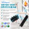 Sealegend 50 Feet Dryer Vent Cleaner Kit/Lint Remover/Fireplace Chimney Brushes/Upgraded Flexible Quick-Snap Brush with Drill Attachment for Easy to use/Cleaning Tools Use with or Without Power Drill view 2