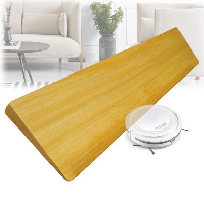 WINGWEI Ramp for Wheelchair for Home Steps Indoor Wooden Threshold Ramp for Front Door Portable Entry Steps Slope Ramp for Doorways Yard for Floor-Sweeping Robot (Size : 50x10x2cm)
