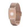 Hdtnhi Personalized Stainless Steel Mesh Loop Medical Alert Bracelets Free Engraving Adjustable Emergency ID Medical Alert Jewelry view 1