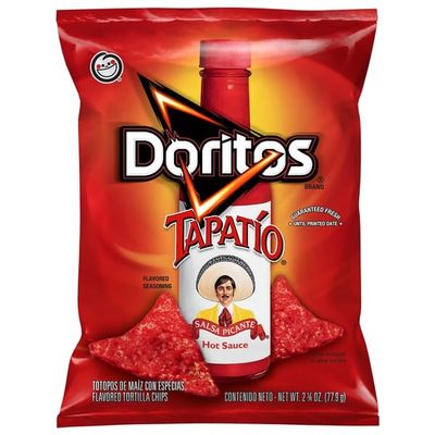 Doritos, Tortilla Chips Tapatio Flavored, 2.75 Ounce