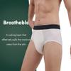 AIRCUTE Men Urinary Incontinence Underwear Washable Super Absorbency Briefs for Bladder Leaks 160ML 1 Pack (X-Large, White) view 4