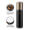Travel Cigar Humidor Case/Box Metal Portable Air Tight Lid Smell Proof Cigar Case Tube Built in Humidifier for Humidity Control, Humidor That can Hold About 3-5 Cigars with Gift Box (Black) view 3