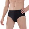 AIRCUTE Men Urinary Incontinence Underwear Washable Super Absorbency Briefs for Bladder Leaks 160ML 1 Pack (Large, Black) view 1