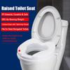 YALIYA Raised Toilet Seat with Lid 300 Lbs Heavy Duty Elevated Toilet Seat with Tightening Clamps Raised Toilet Seats for Most Elongated Toilets (White, 6 Inches) view 4