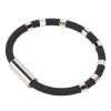 Electrostatic Removal Bracelet, 8 Loops Silicone Eliminate Body Static Wristband, Anti Static Bracelet, Bracelet for Winter Running (Black) view 3