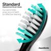 AquaSonic Genuine Standard Replacement Brush Heads | ADA Accepted | for Normal & Sensitive Teeth | Compatible with Many AquaSonic Toothbrush Handles (8 Pack Black) view 3