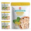 Banana Fruit Snacks Frozen Dry Fruit Slices Fresh And 100% Natural Healty Food For Kids Travellers Backpackers Salad Smootie Muesli Topping Snack On The Go Gift Included (Pack of 6) view 1