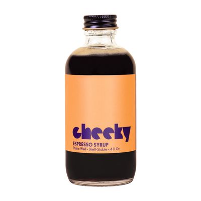 Cheeky Cocktails Espresso Syrup, Bar Quality, Made With Single-Origin Beans, No Artificial Flavors or Preservatives, 4 Fl Oz (2-Pack)