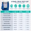 Identify Health Drug Screen Test - 50 Pack - 9 Panel CLIA Waived Instant Urine Drug Test Cup for AMP,BAR,BUP,BZO,COC,MET,MTD,OPI/MOP,OXY view 2