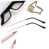 KALLORY 1pair Replacement Eyeglasses Arms Stylish Alloy Temples for Eyewear Repair Easy to Install Non-Slip Design for Fashion Eyeglasses view 4