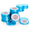 80 Pcs Birthday Candy Party Favors Chocolate Coins by Just Candy - Light Blue view 1