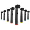 BUKURII Replacement Brush Heads Compatible with Oral B Electric Toothbrushes, 8 Count, Black, Bamboo Charcoal Infused Bristles Fit for Pro Series 100 500 1000 1500 2000 2500 3000 view 1