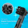 BUKURII Replacement Brush Heads Compatible with Oral B Electric Toothbrushes, 8 Count, Black, Bamboo Charcoal Infused Bristles Fit for Pro Series 100 500 1000 1500 2000 2500 3000 view 4